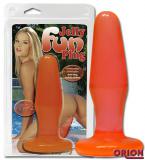Анальна пробка Jelly Fun Plug orange